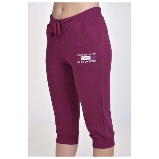 Target Γυναικείο παντελόνι φόρμας Capri Cuffed Pants French Terry "Better" Target Γυναικείο παντελόνι φόρμας Capri Cuffed Pants French Terry "Better"